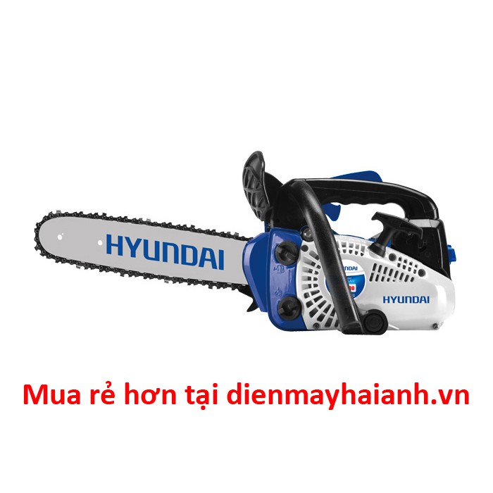 Máy cưa xích chạy xăng Hyundai HD-3000 1HP chính hãng, mạnh mẽ bền bỉ, phù hợp cưa cành, trèo lên cây cưa