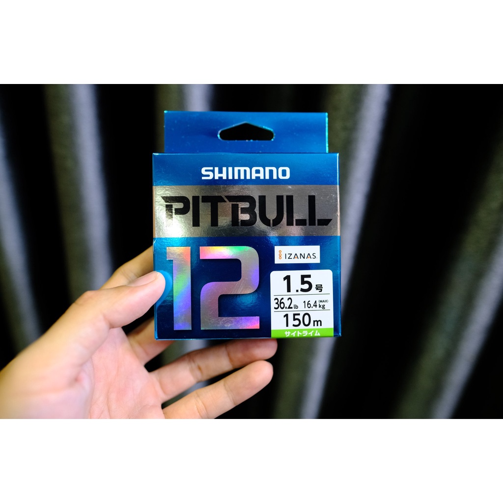 SHIMANO PITBULL 12 Lõi  #0.8 150m #1.5 150m #2.0 150m