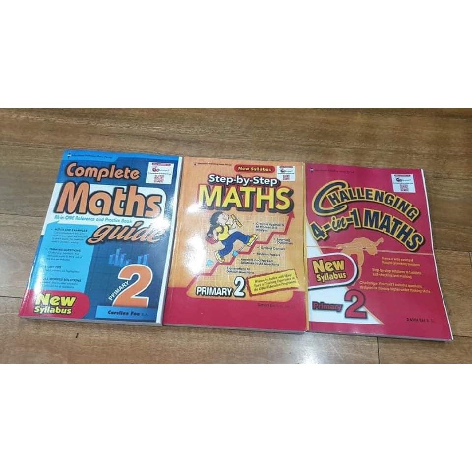 Bộ đẹp 3c - Grade 2 - Complete maths, Step by step math, Challenging 4 in 1 maths