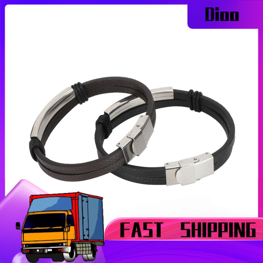 Vòng Tay Da Pu Thiết Kế Hợp Thời Trang