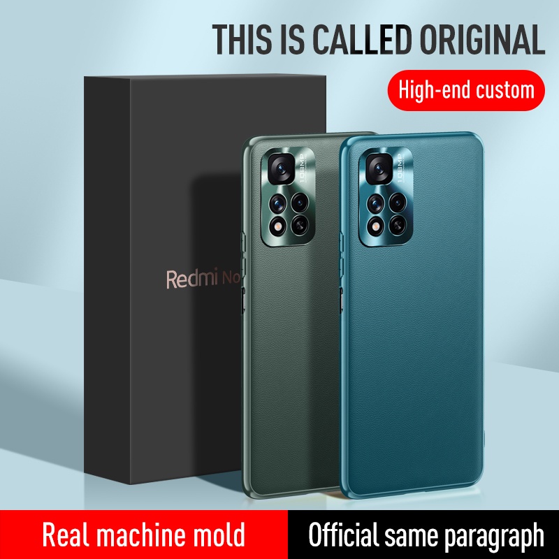Ốp điện thoại da bảo vệ ống kính máy ảnh dành cho Xiaomi Redmi Note 11 Pro Plus MI Poco M4 Pro Note11