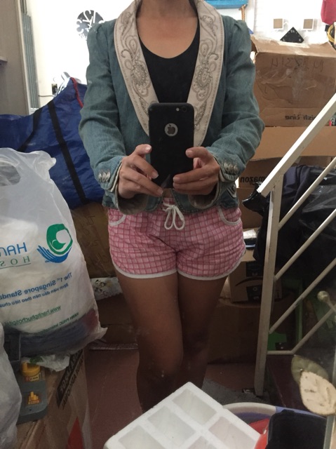Áo khoác jean dạng vest T03