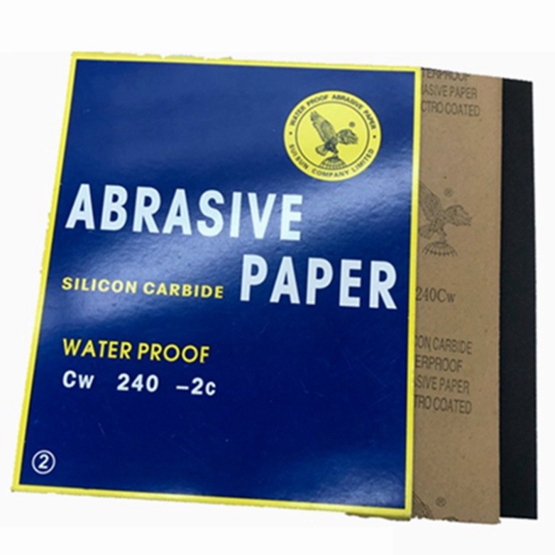 10 lớp giấy nhám nước Eagle chuyên để dùng mài và đánh bóng mặt phẳng đá quý, đá thô, xử trí mặt phẳng kim loại [Free Sh