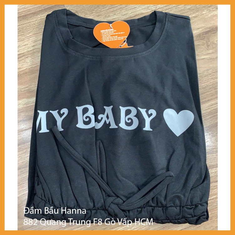 [SIZE 40-65KG] Đầm bầu thun cotton loại 1 cao cấp thoáng mát không xù dành cho bầu nhỏ con mặc bầu và sau sinh