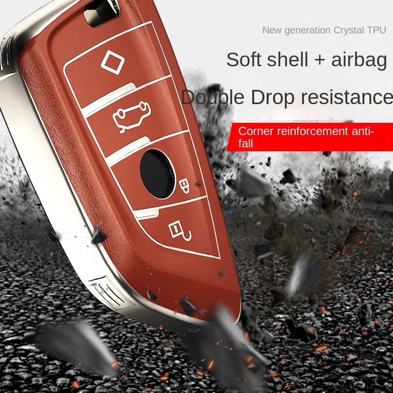 Phù Hợp Bao Da Đựng Chìa Khóa Xe Hơi BMW X1 X5 X6 X7 3 series 5 series 7 Ốp