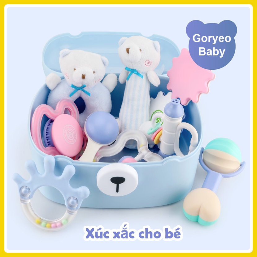 Bộ đồ chơi xúc xắc lục lạc gặm nướu GoryeoBaby Hàn Quốc cho bé từ 0 - 24 tháng