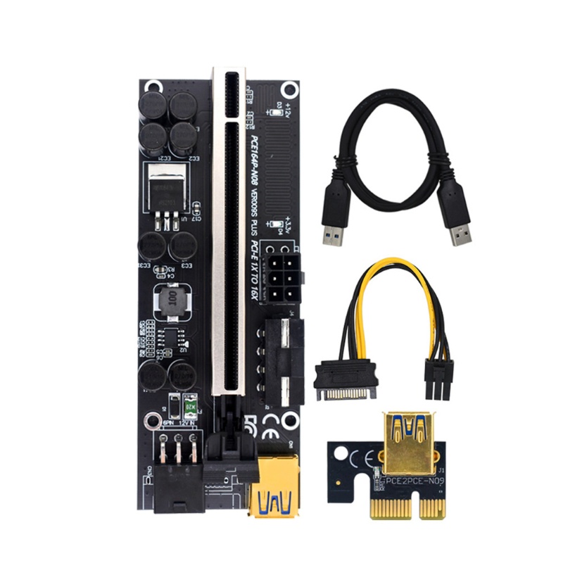 Bộ chuyển đổi mở rộng PCI-E 3 giao diện 8 giao diện 2 đèn LED PCI-E 1x sang16x | BigBuy360 - bigbuy360.vn