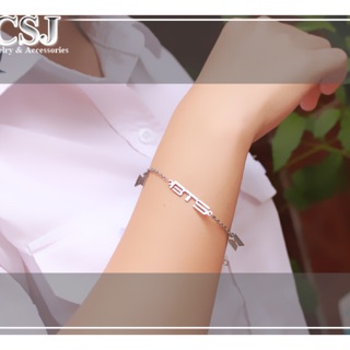 Lắc Tay Inox Nhóm BTS Hàn Quốc