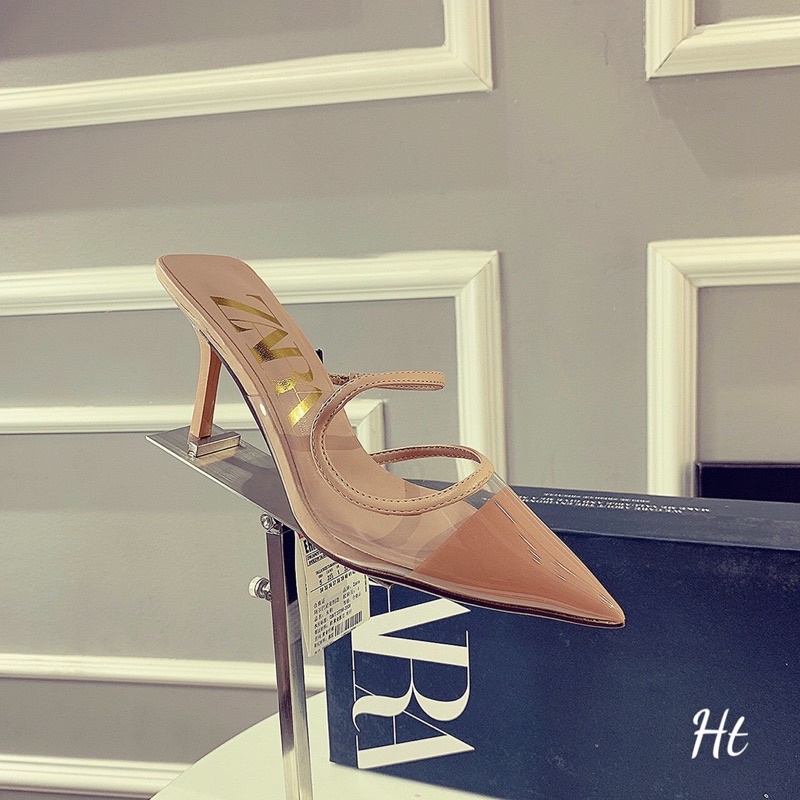 ❄️ HÀNG QUẢNG CHÂU FULL BOX❄️ Sục mika gót nhọn 9cm