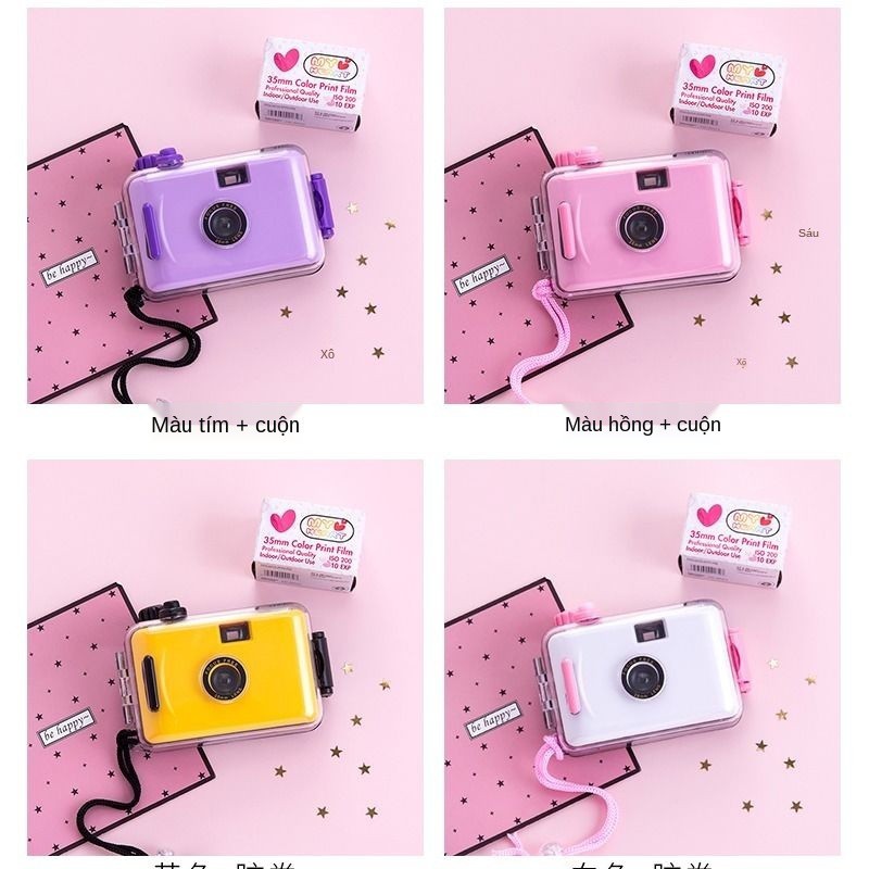 quà tặng ngày học sinh máy ảnh Vibrato point-and-shoot phim trẻ em HD retro chống thấm nước có thể chụp tùy chỉnh | BigBuy360 - bigbuy360.vn