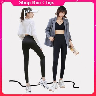 Quần Legging Cạp Cao Siêu Nâng Mông, Tôn Dáng Co Giãn Thoải Mái Vận Động Khoe Body
