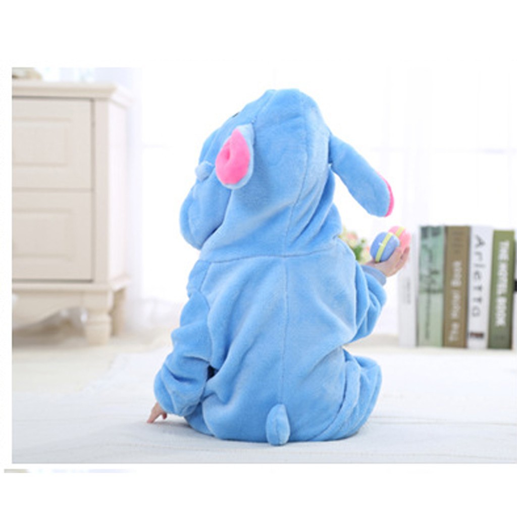 Bộ Đồ Thú Trẻ Sơ Sinh | Stitch Xanh | FREESHIP |