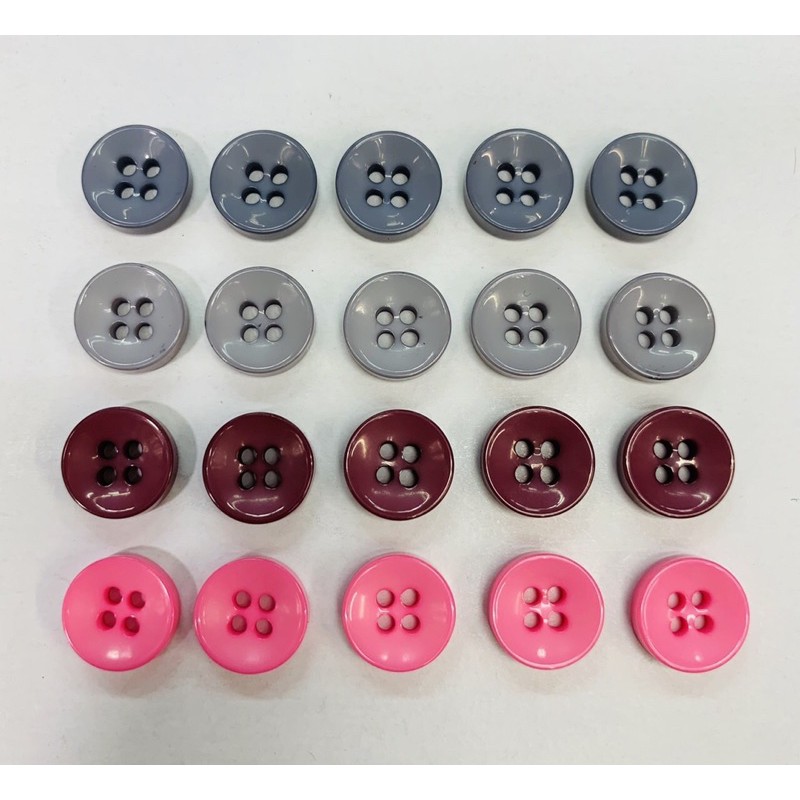 140 Nút Áo Sơmi 4 Lổ 10mm Đủ Màu Giá Sỉ