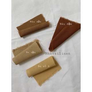 Linen Bột Trơn Nhà Vải Linen
