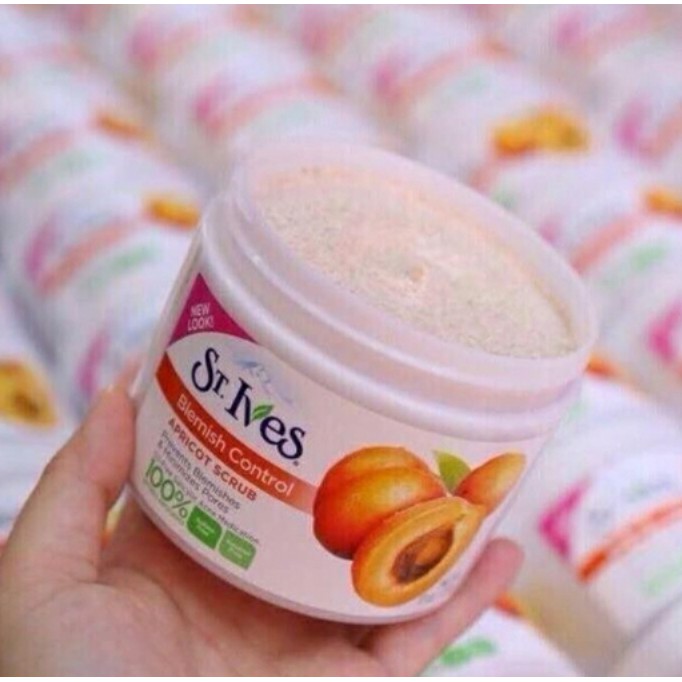 Tẩy tế bào chết St.Ives Apricot Scrub Blemish Control  Mỹ 238g