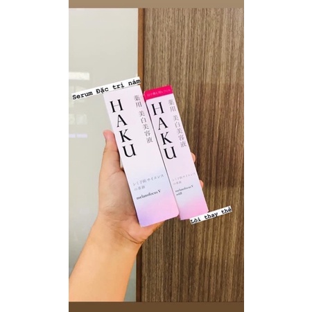 Serum dưỡng da giảm thâm nám Shiseido HAKU MelanoFocus V Medicated Whitening Serum 45g Nhật bản nội địa