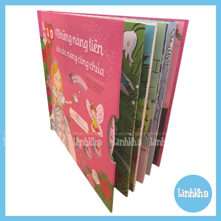 Sách tương tác - Sách dựng hình 3D - Những nàng tiên và các nàng công chúa - Nhà phát hành Đinh Tị | BigBuy360 - bigbuy360.vn