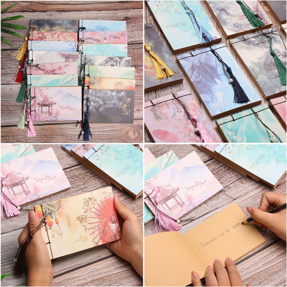 LAKAMIER Sổ Tay Thời Trang Phong Cách Trung Hoa Cổ Điển