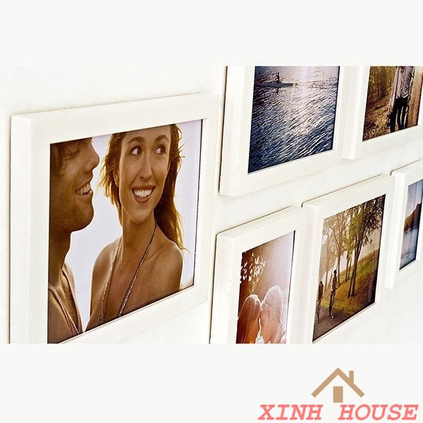 Bộ Khung Ảnh Treo Tường Phòng Khách KA603 - Hỗ Trợ In Hình với giá rẻ
