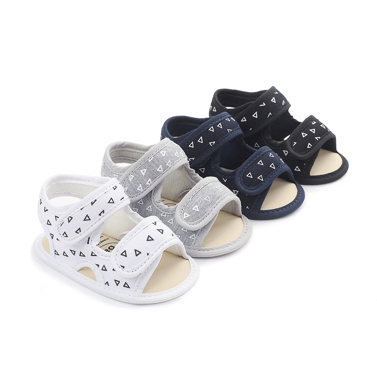 Giày sandal đế mềm chống trượt thoáng khí thời trang mùa hè cho bé 0-18 M