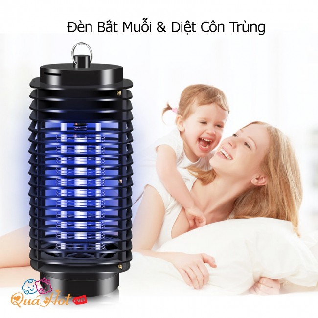 Đèn bắt muỗi thông minh-Đèn bắt muỗi lưới điện,máy diệt côn trùng,Bắt muổi trong 30 phút - Không mùi, không hóa chất