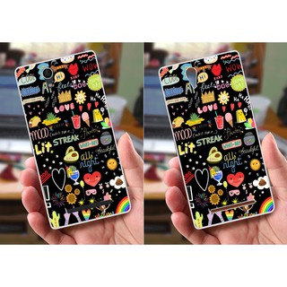 Ốp lưng Sony Xperia C3 (dẻo viền trắng trong) - Brands