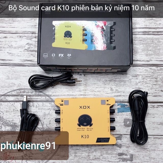 Combo trọn bộ livestream thu âm mic ISK AT100 ,sound card K10 bản đặc biệt 2020 ,đầy đủ phụ kiện