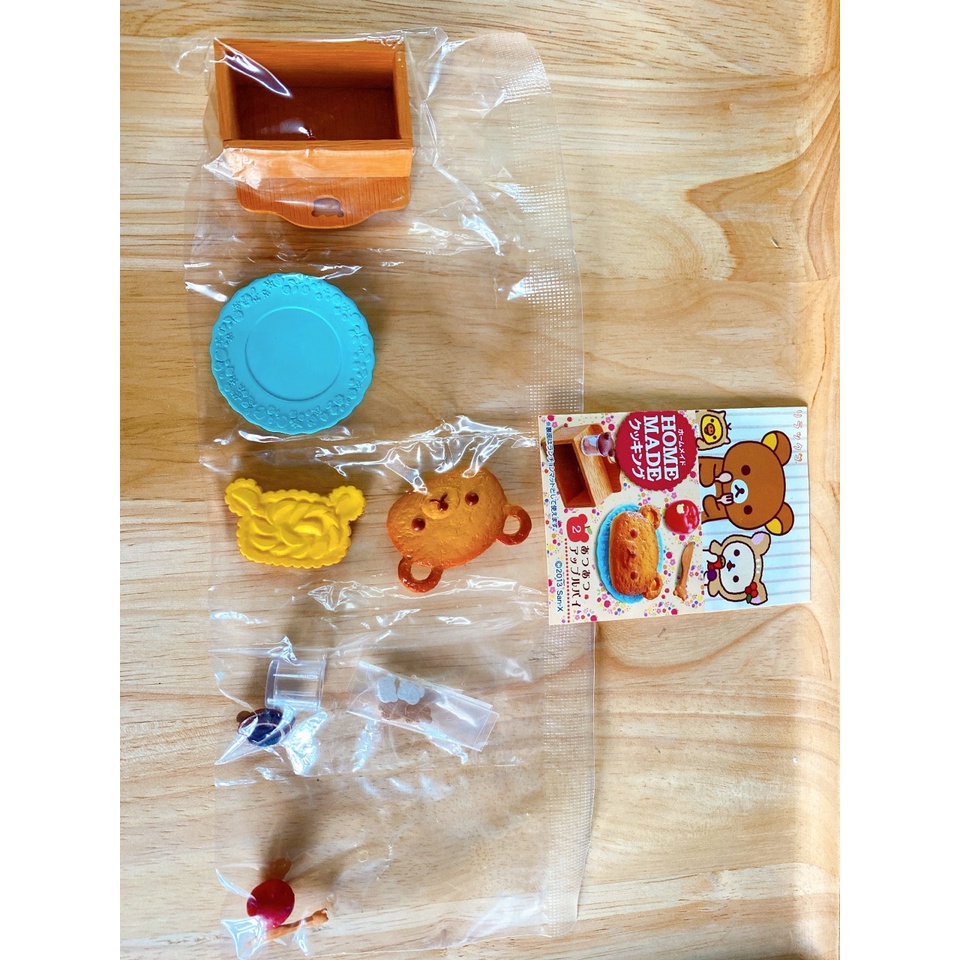Rement set bánh gấu rilakkuma đồ chơi new seal