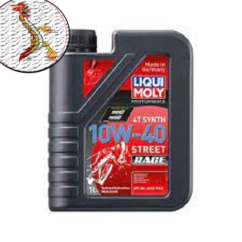 [Ảnh thật]Nhớt liqui street 10W40 1L dùng cho xe số- xe côn, NHỚT LIQUI MOLY MOTORBIKE 4T SYNTH 10W40 STREET Race