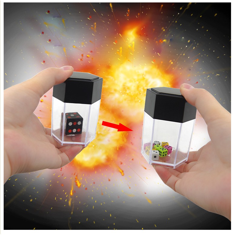 Ảo thuật xí ngầu to hóa nhỏ size lớn, xí ngầu nổ Kingmagic nam châm mạnh chuẩn