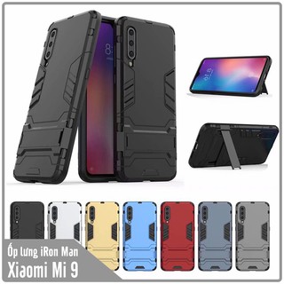 Ốp lưng Xiaomi Mi 9 iRON - MAN Nhựa PC cứng viền dẻo chống sốc