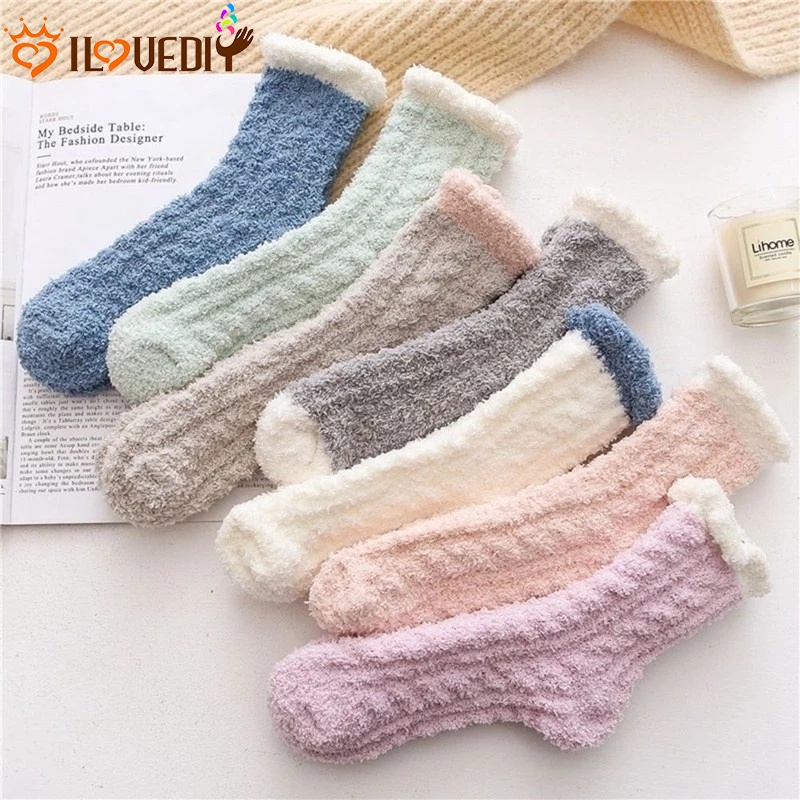 Vớ cotton mềm mại giữ ấm mùa đông cho nữ