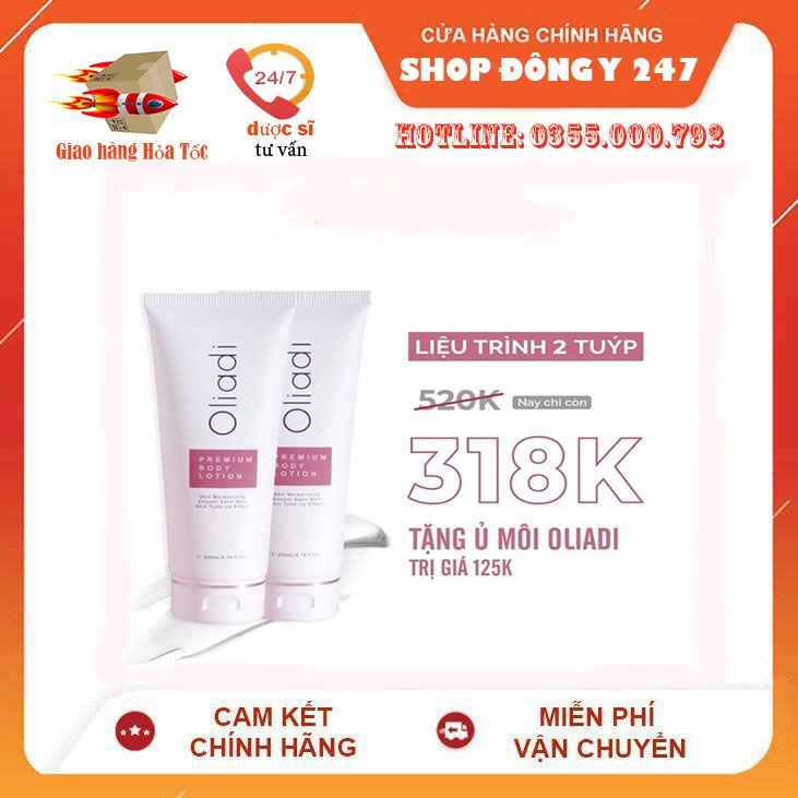 ✅ BODY Oliadi 👍 [CHÍNH HÃNG] ❤️ 👍[Freeship] ❤️ OLIADI PREMIUM BODY LOTION GIÚP DA TRẮNG HỒNG | BigBuy360 - bigbuy360.vn