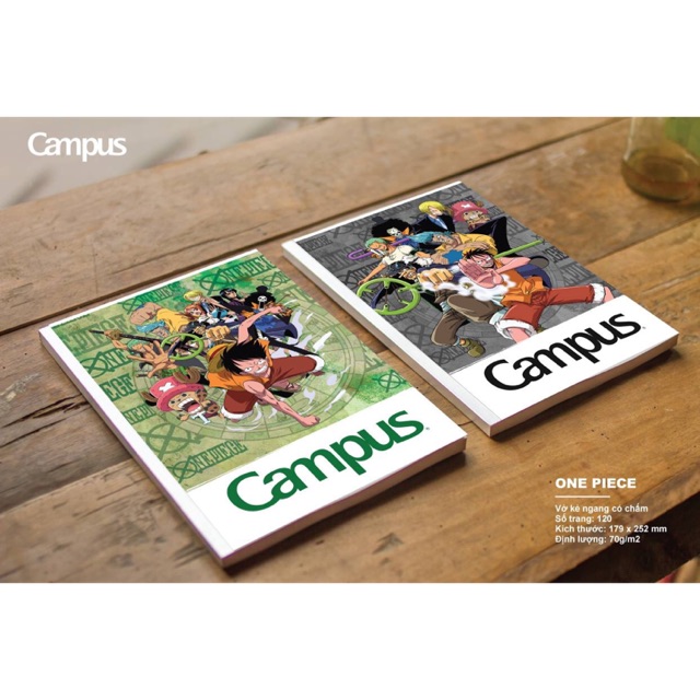 Vở Campus One Piece 1 Trang Kẻ Ngang Co Chấm Shopee Việt Nam