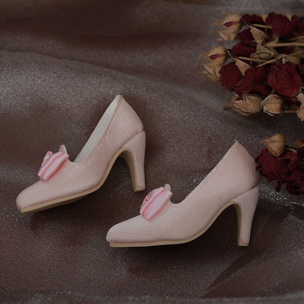 Giày Búp Bê Da PU Lót Vải Cho Búp Bê 7.6 * 2.8cm