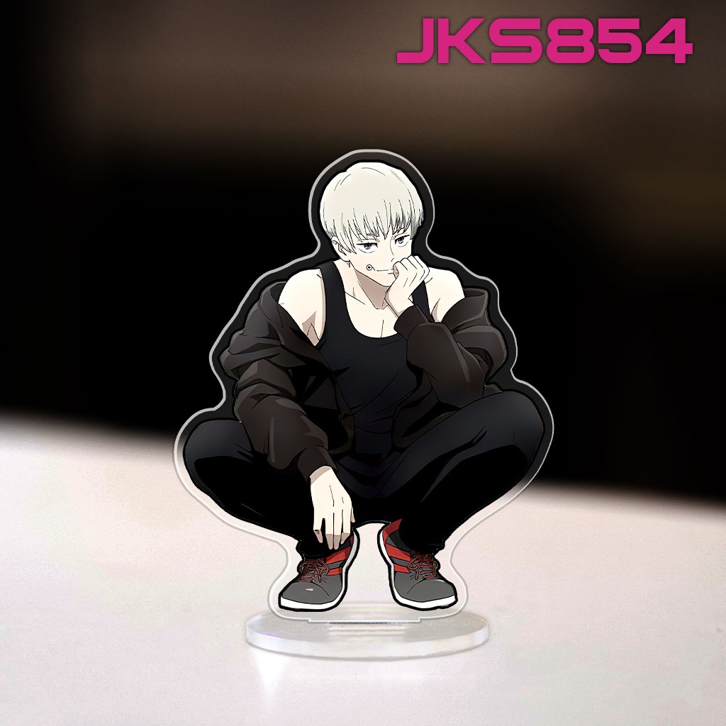 Mô hình đứng Standee bằng arcrylic Jujutsu Kaisen anime manga Toge Inumaki decor góc học tập trang trí bàn làm việc 8cm