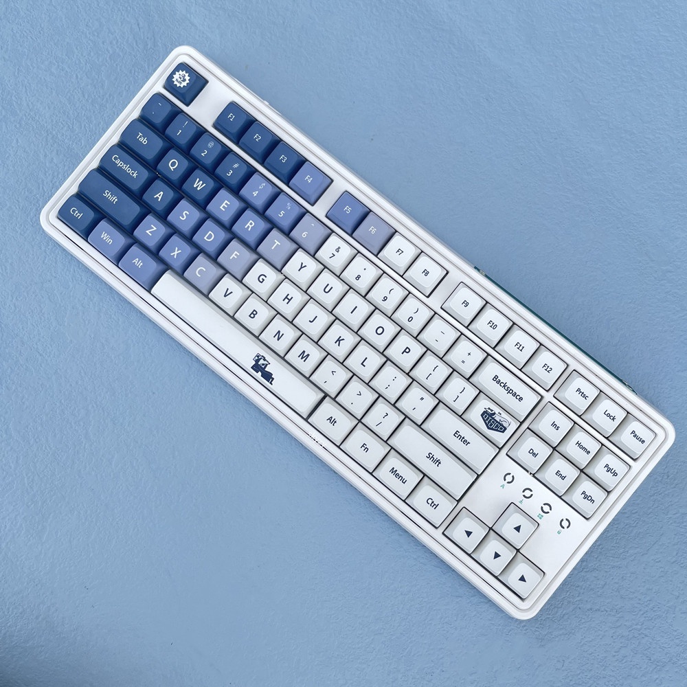 127 Phím Stray Dog Keycaps XDA Hồ sơ Gradient Phim hoạt hình Anime PBT DYE SUB Bàn phím cơ học Keycap