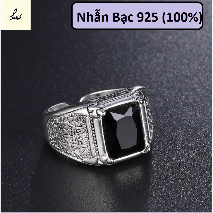 [LUCID][rẻ vô địch] Nhẫn Bạc 925 Nam Sang trọng Lucid
