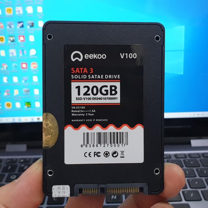 Mua ngay [Mã ELMS5 giảm 7% đơn 300K] Ổ cứng SSD 2.5 inch SATA eekoo V100 120GB - bảo hành 3 năm - SD85 [Giảm giá 5%]