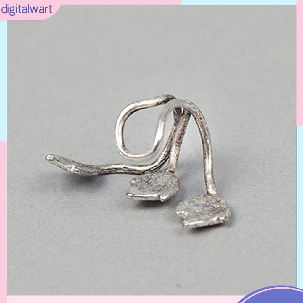 Khuyên vành tai đơn họa tiết chiếc lá phong cách cổ điển cá tính thời trang dành cho nữ