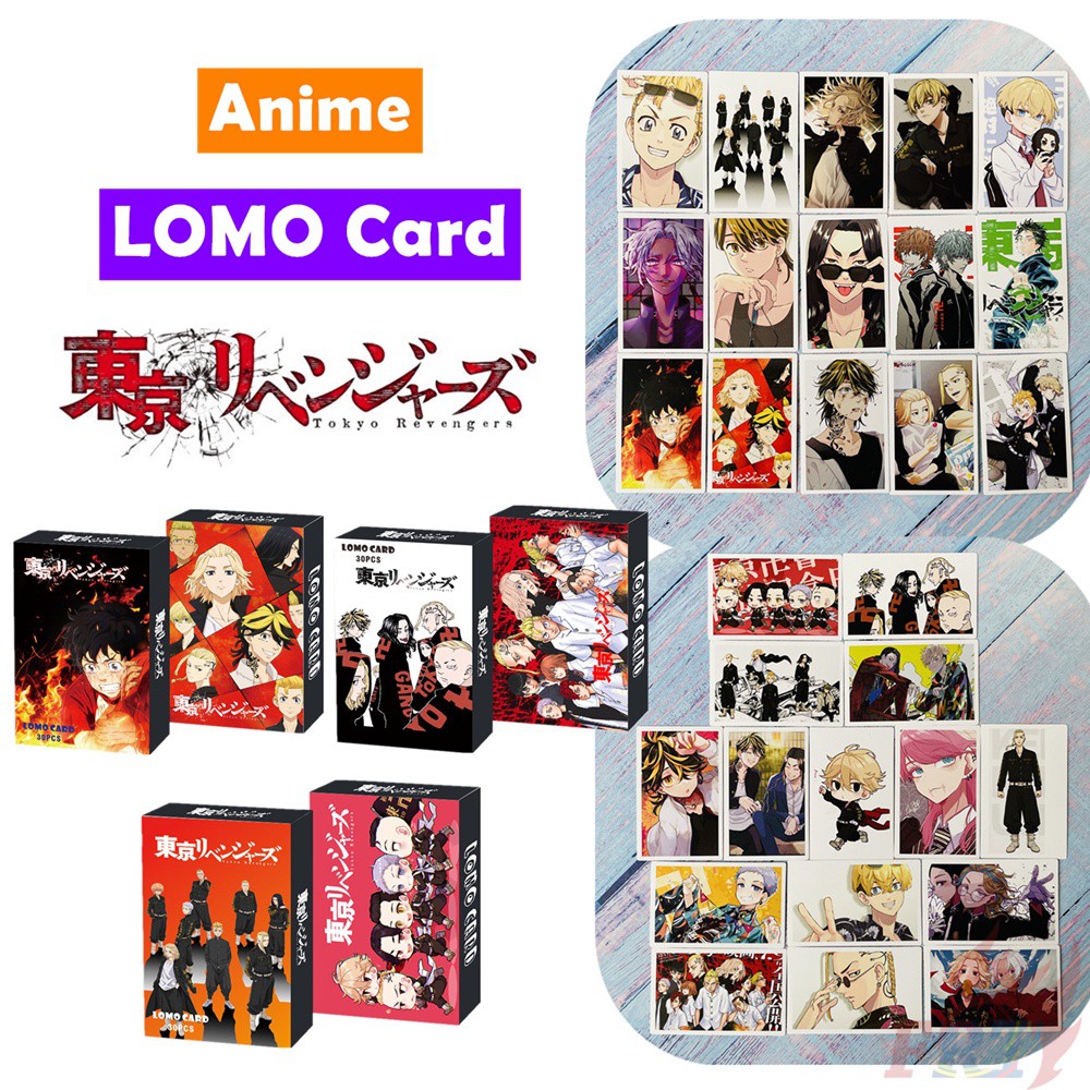 Set ảnh lomo TOKYO REVENGERS anime chibi manga KỊCH TRƯỜNG CỦA TAKEMICHI 30 tấm xinh xắn