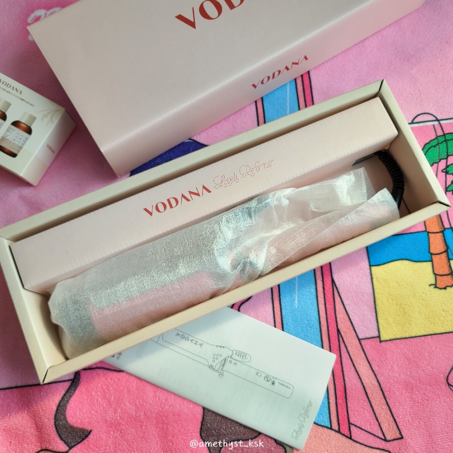 VODANA máy uốn tóc 36mm 40mm Glamwave Curling Iron_Pink Pinky CHÍNH HÃNG Hàn Quốc