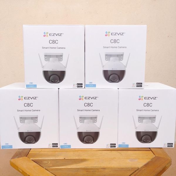 Camera ezviz C8W C8C quay 360 độ ngoài trời, tích hợp AI, ban đêm có màu, cảnh báo chống trộm