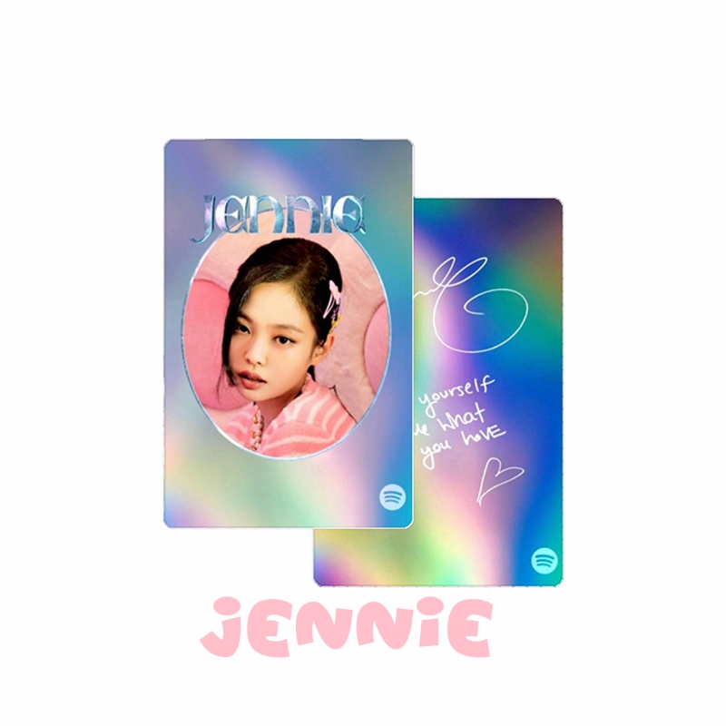Bộ thẻ ảnh hình thành viên nhóm nhạc Blackpink KPOP PVC