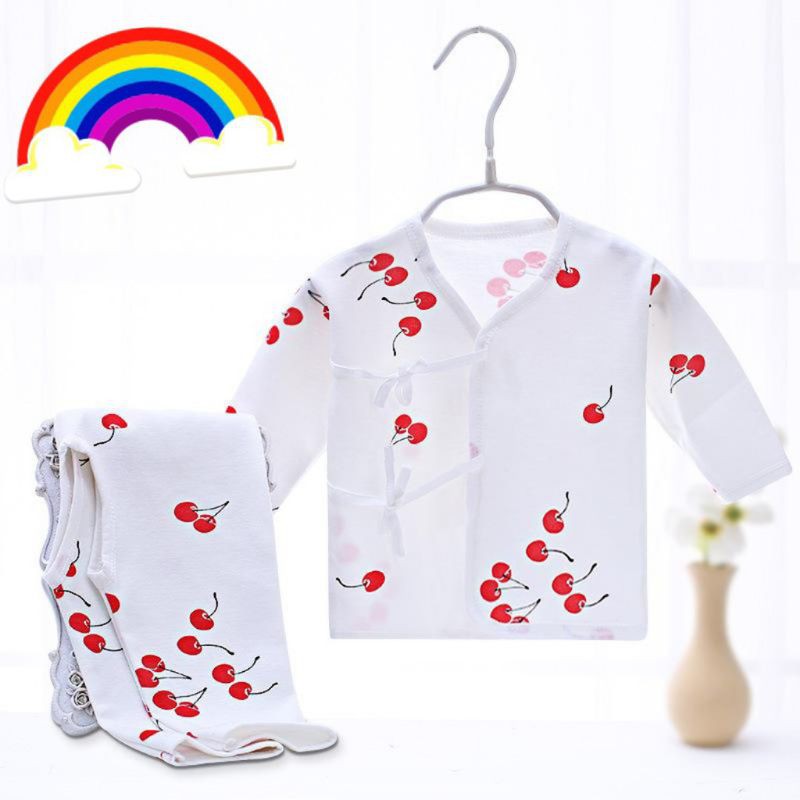 quần áo sơ sinh💖FREESHIP💖 Bộ ngủ sơ sinh đóng bỉm thắt dây hàng quảng châu cao cấp cho bé 0-3 tháng