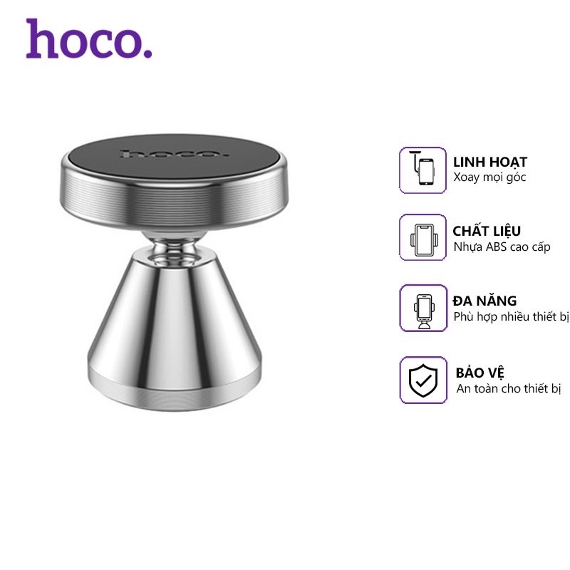 Giá đỡ điện thoại Hoco CA46 trên xe hơi, sử dụng đa năng tiện dụng, tương thích các thiết bị dán từ tính | WebRaoVat - webraovat.net.vn