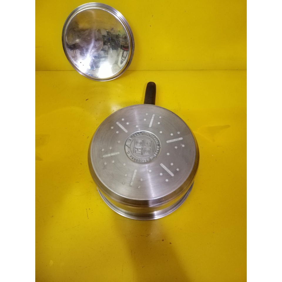 Quánh inox nội địa Nhật, size 17cm, cao 8cm (mã 638), Dùng được bếp từ