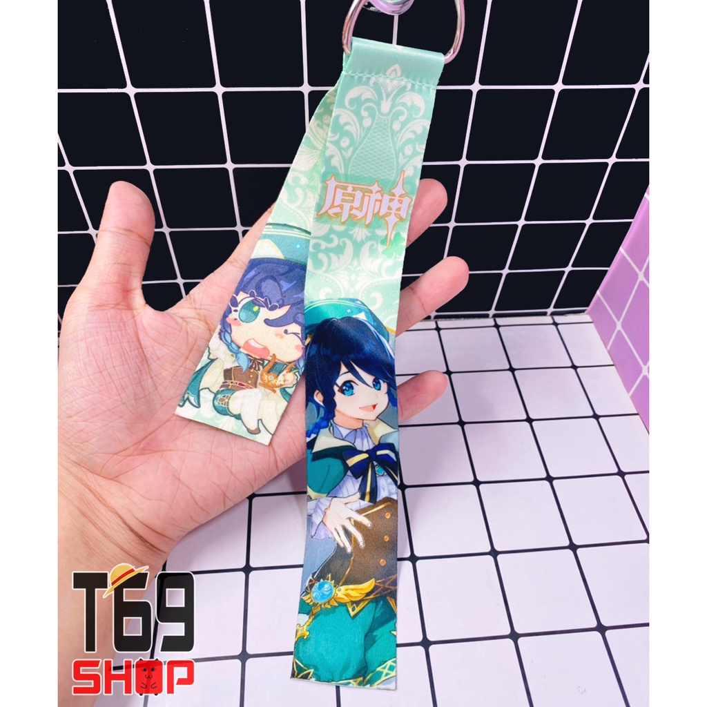 [41 mẫu] Móc khóa dây chuông game Genshin Impact
