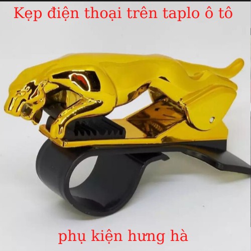 Kẹp điện thoại hình con Báo Gắn trên Taplo ô tô  - Xe hơi Siêu sang có 3 màu trắng đen vàng | WebRaoVat - webraovat.net.vn