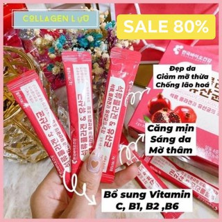 Bột Collagen Uống Lựu Đỏ Bio Cell Hàn Quốc